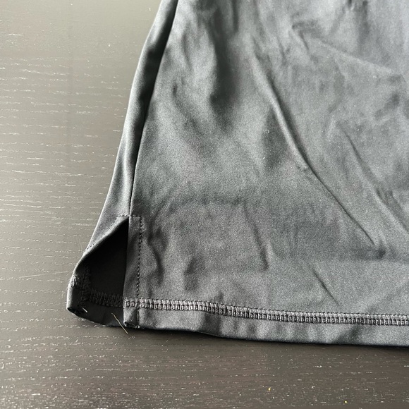 Black Athletic Mini Skort - Picture 2 of 4